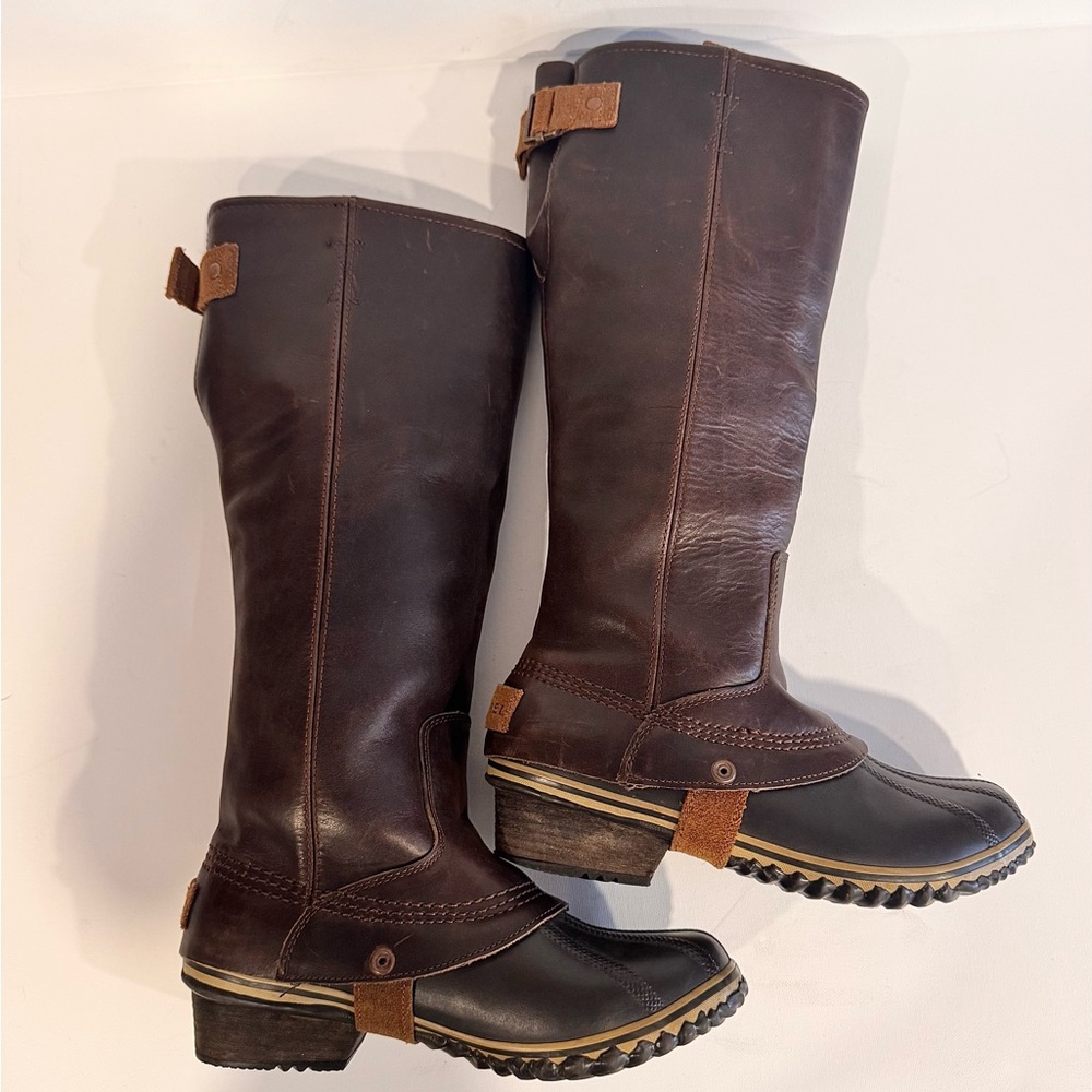 Sorel Slimpack Tall Riding Equestrian Boots - Picture 2 of 13